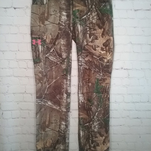 NWOT Under Armour Semi Fitted Women's Real Tree Camo Hunting Pants Size 8 - Picture 7 of 9